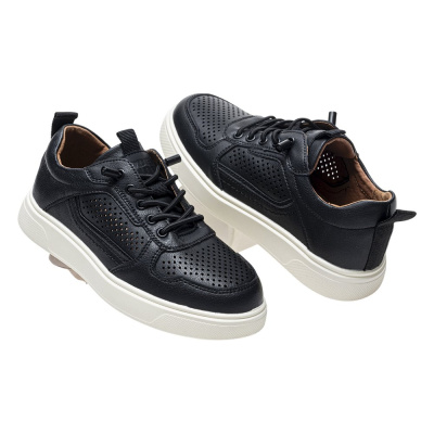 Полуботинки школьные Baden KAH010-050 чёрный 01